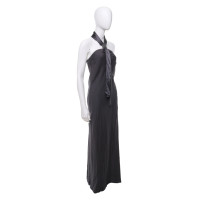 Brunello Cucinelli zijden jurk in donkergrijs
