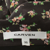 Carven Bluse mit Rosen-Print