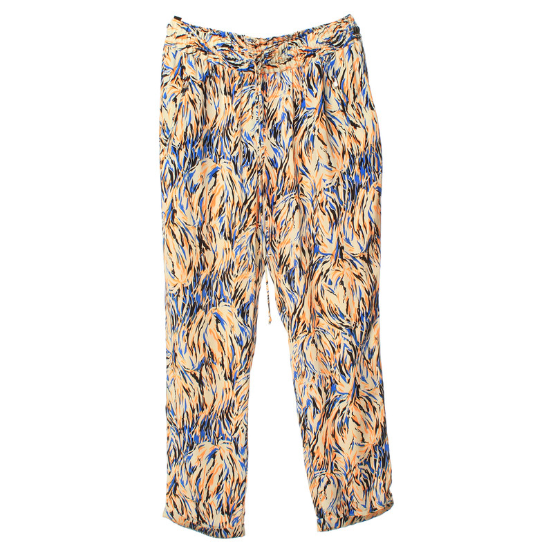 Stella McCartney Silk trousers with print