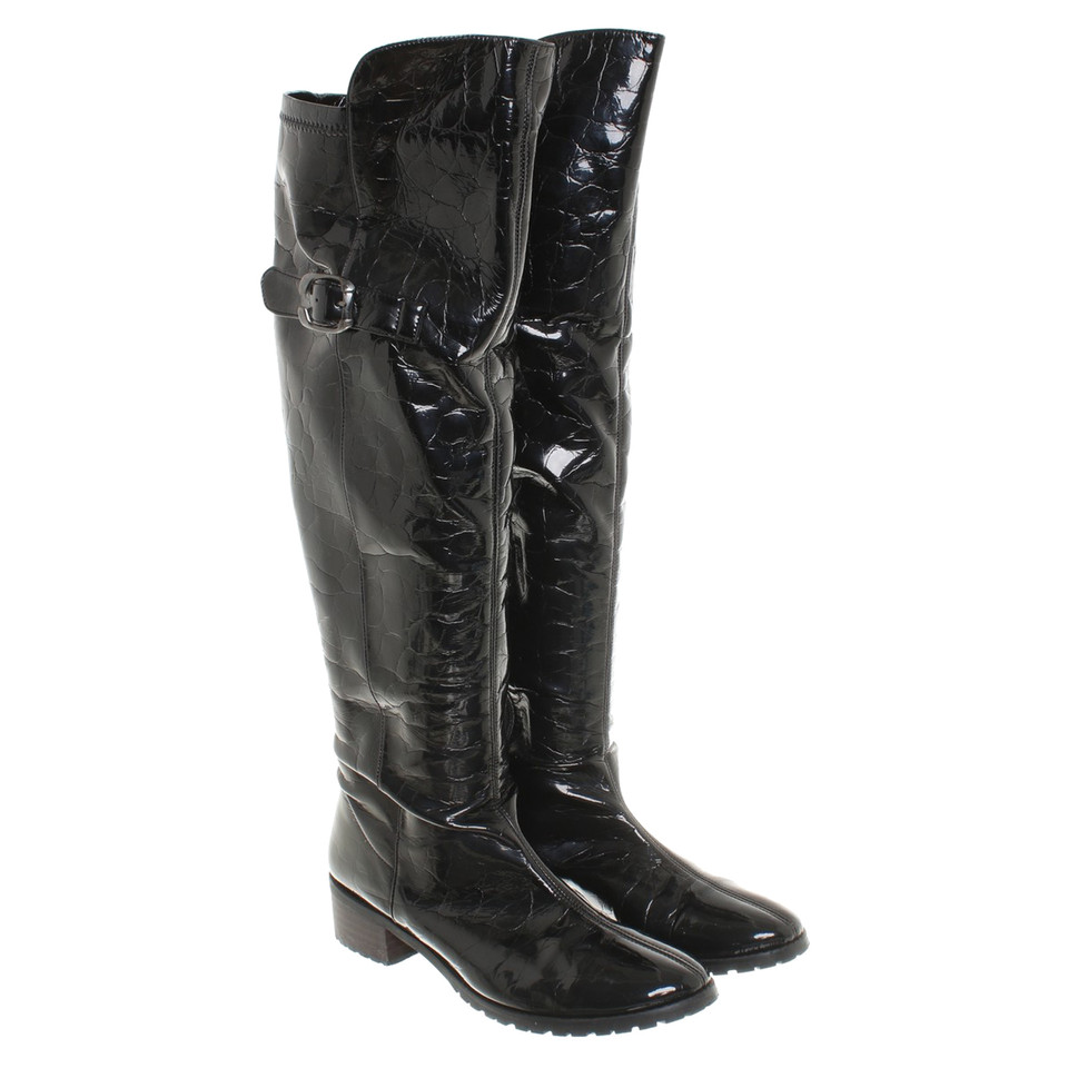 Marina Rinaldi Patent leather boots