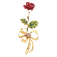Dolce & Gabbana Brosche in Rosenform