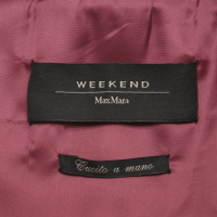 Max Mara Veste/Manteau en Laine en Rose/pink