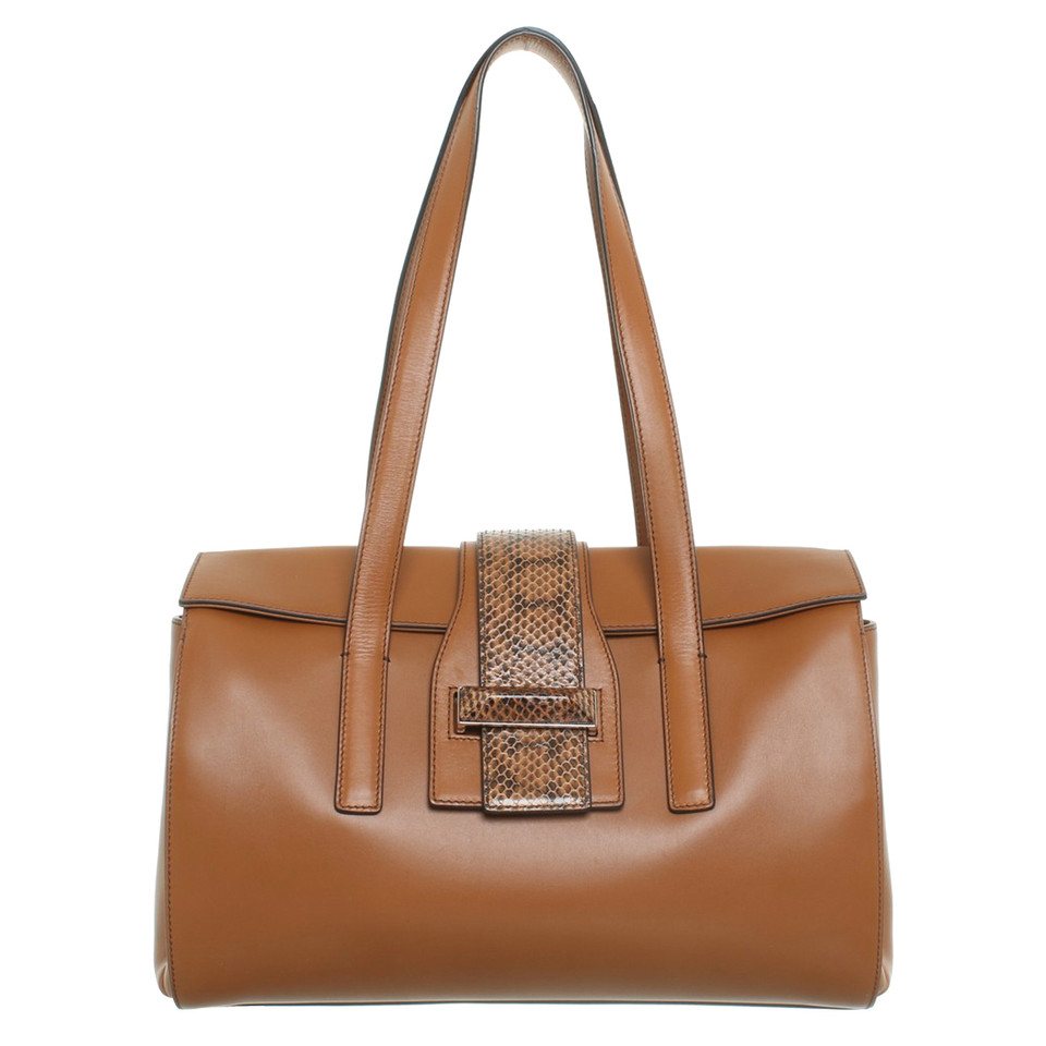 Max Mara Leather shoulder bag - Buy Second hand Max Mara Leather ...