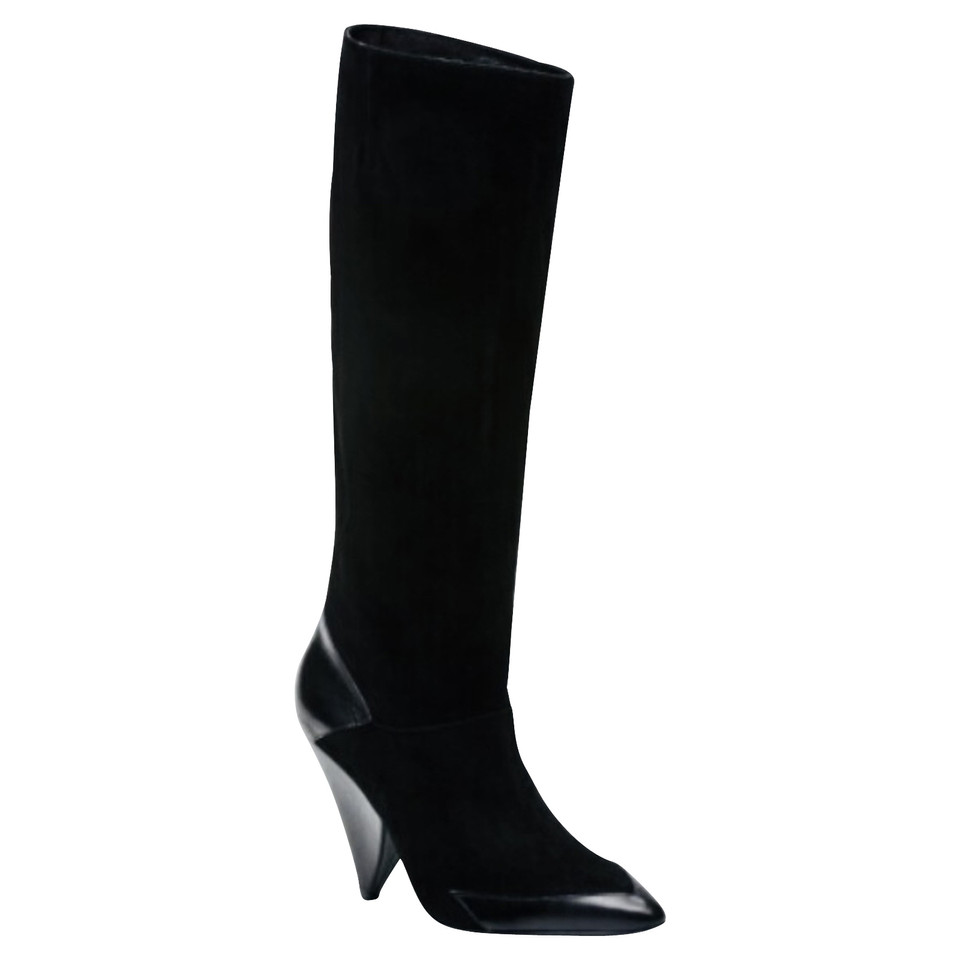 Robert Clergerie Boots Suede in Black