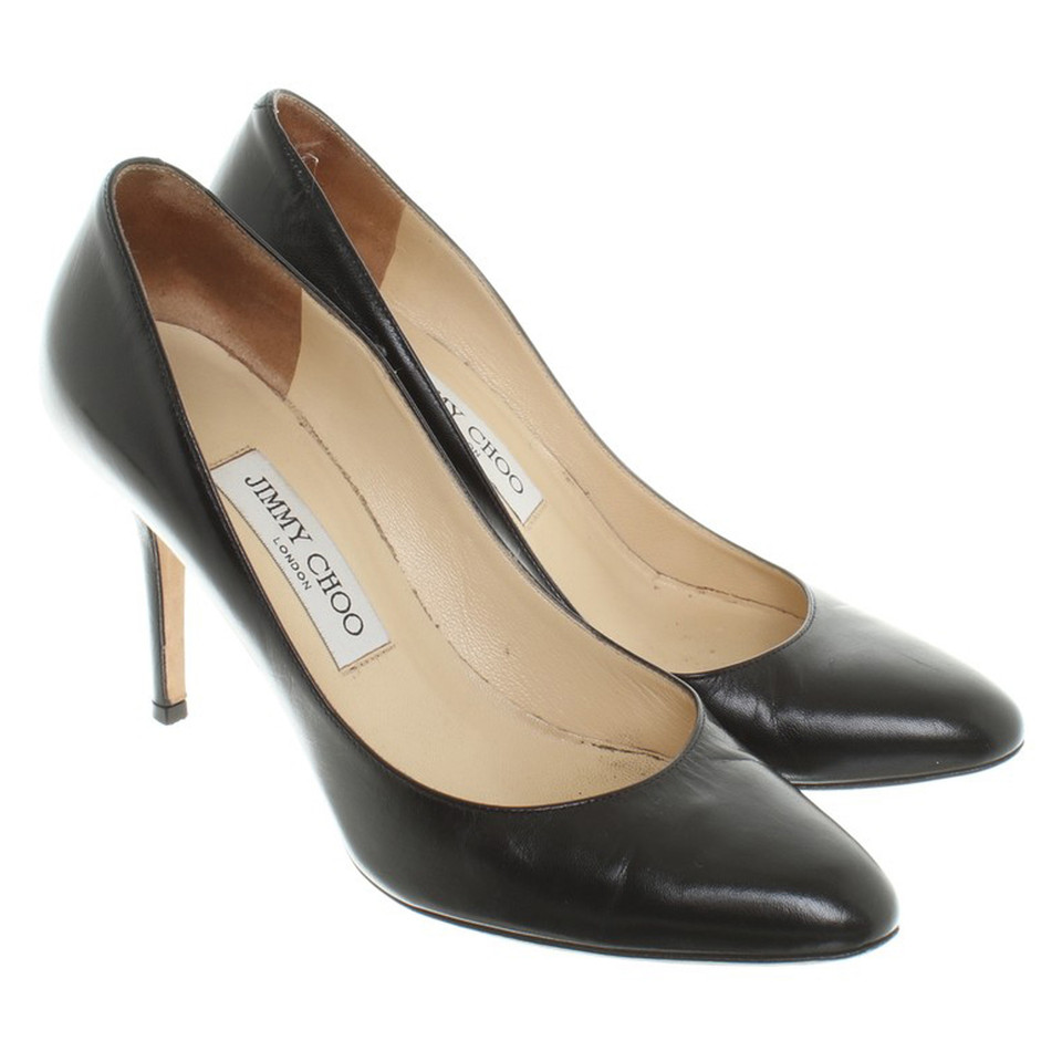 Jimmy Choo Black pumps smooth leather