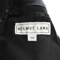 Helmut Lang Jacke/Mantel aus Wolle in Schwarz