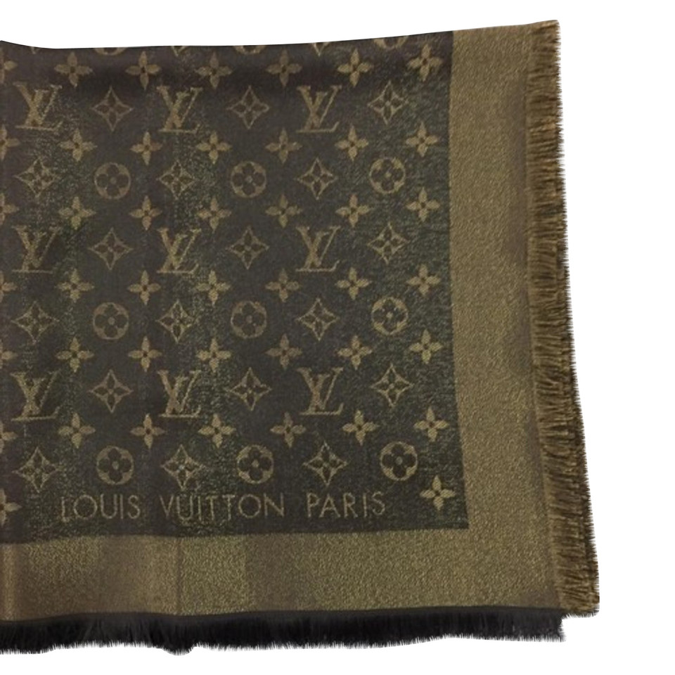 Louis Vuitton Scarf/Shawl Silk in Brown