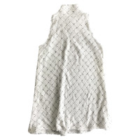 Chanel Vestito in Cotone in Bianco