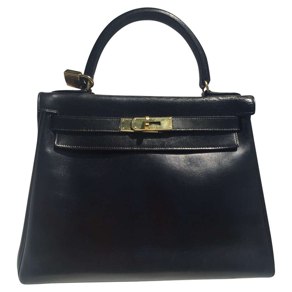 Hermès &quot;Kelly Bag 28 Box Calf Leather&quot; - Buy Second hand Hermès &quot;Kelly Bag 28 Box Calf Leather ...