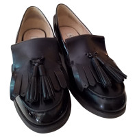 Clarks Mocassini/Ballerine in Pelle in Nero