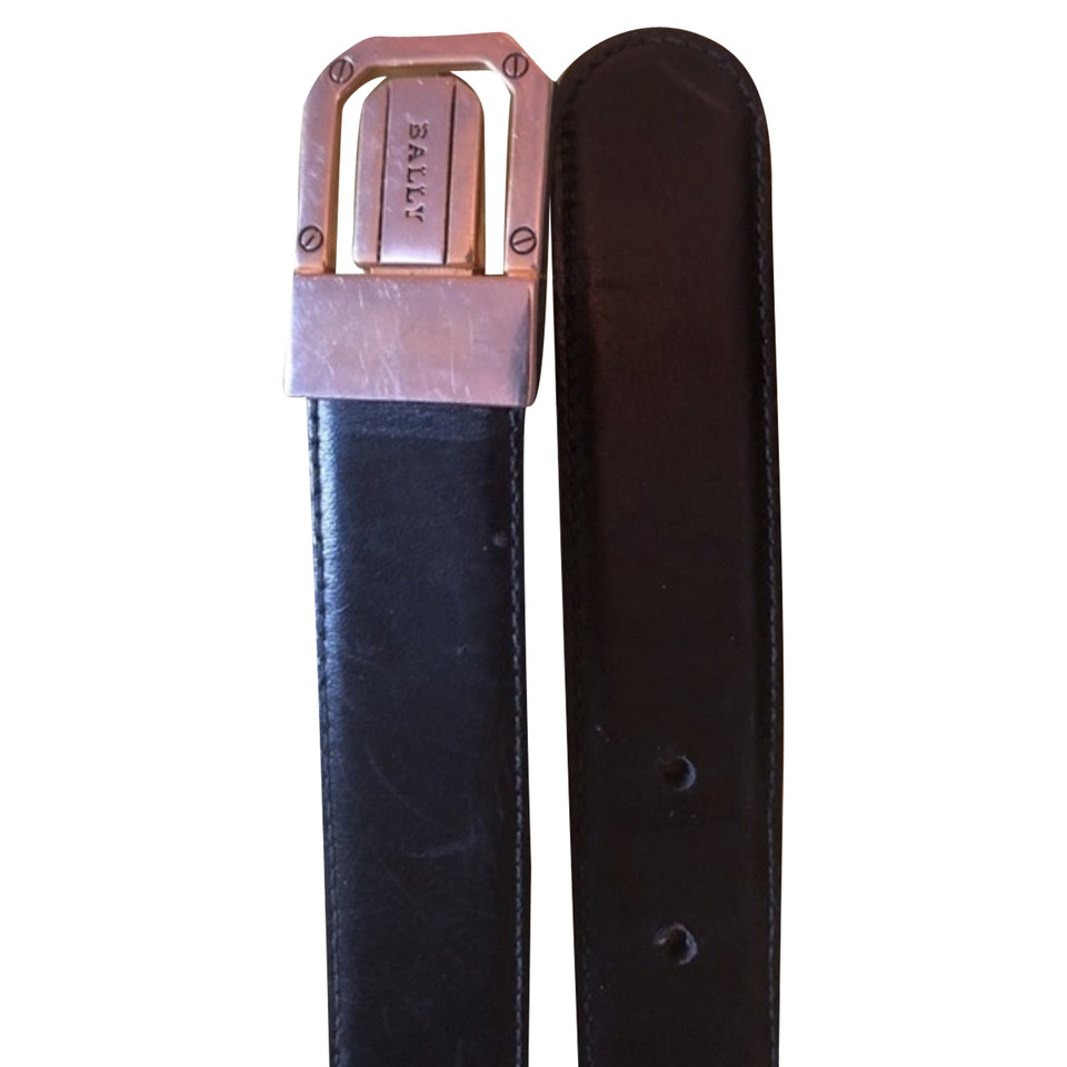 Bally Belt Leather in Black
