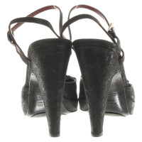 Prada Sandals, black Gr. 37