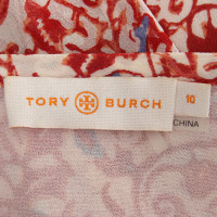 Tory Burch tunica di seta con motivo