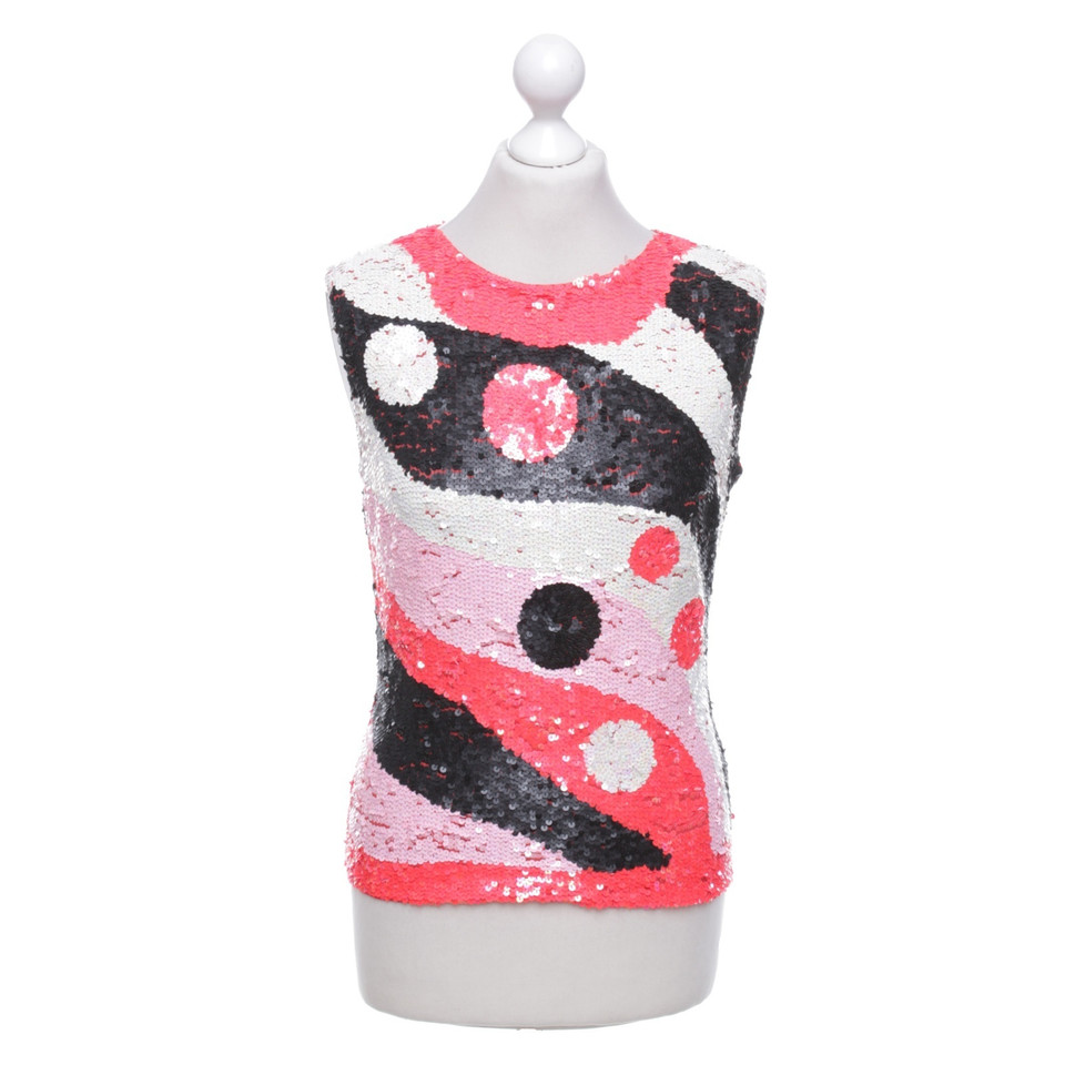 P.A.R.O.S.H. Top with sequin trim