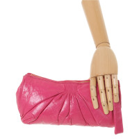 Miu Miu Clutch Bag Leather in Pink