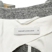 René Lezard Lana giacca in grigio