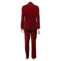 Etro Velvet suit in red