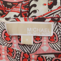 Michael Kors Silk Top met patroon