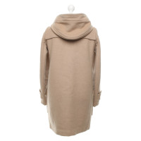 Burberry Jacke/Mantel aus Wolle in Beige