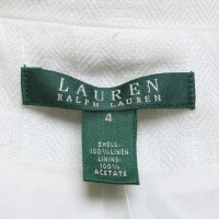 Ralph Lauren Linnen blazer in crème