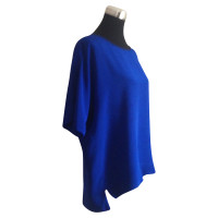 Tibi Blouse royal blue silk