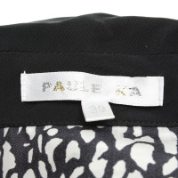 Paule Ka wrap dress soie bicolor