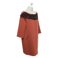 Twin Set Simona Barbieri Dress in orange / black