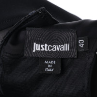 Just Cavalli Kleid mit Leder-Detail