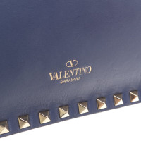 Valentino Garavani "Rockstud clutch" en bleu