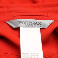 Sport Max Vestito in Seta in Rosso