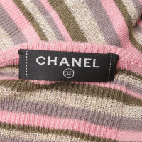 Chanel Top tricoté à rayures