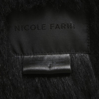 Andere merken Nicole Farhi - bontjas in zwart