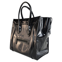 Céline Luggage Patent leather in Black
