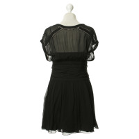Temperley London zijden jurk in zwart