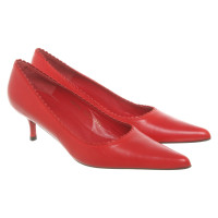 L.K. Bennett Pumps/Peeptoes Leer in Rood