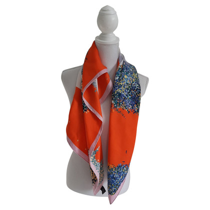 Christian Dior Schal/Tuch aus Seide in Orange