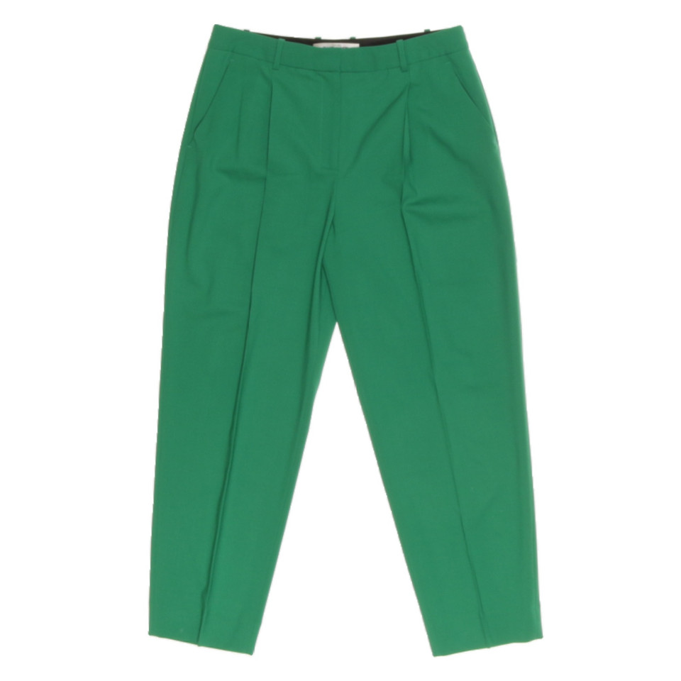Diane Von Furstenberg Paire de Pantalon en Laine en Vert