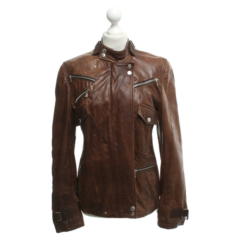 Dolce & Gabbana Leather jacket in brown