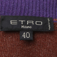 Etro Pullover in Braun/Lila