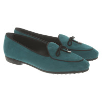 Tod's Slippers/Ballerinas Leather in Petrol