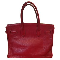 Hermès Birkin Bag in Pelle in Rosso