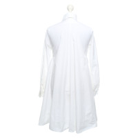 Hermès Kleid aus Baumwolle in Weiß