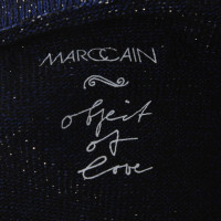 Marc Cain Gilet en bleu / or