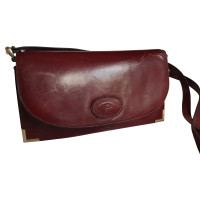 Aigner Shoulder bag Leather in Bordeaux