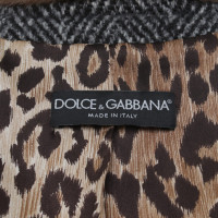 Dolce & Gabbana Sheath with herringbone pattern
