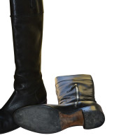 Miu Miu black leather boots