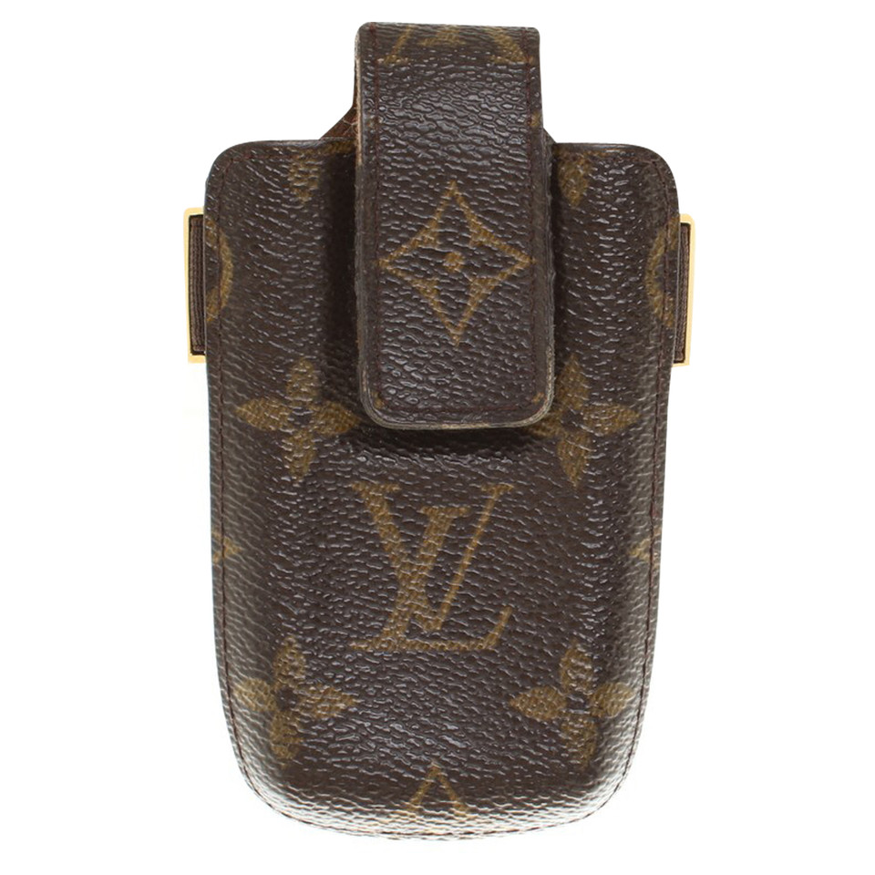 Louis Vuitton caso di telefono cellulare da Monogram Canvas