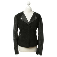 Muubaa Leather jacket in black 