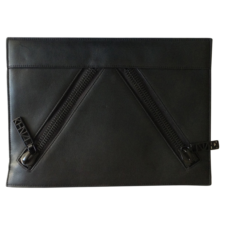 Kenzo black leather clutchbag