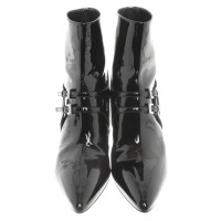 Prada Patent leather ankle boots in black
